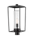 Z-Lite - 594PHBR-BK - One Light Outdoor Post Mount Fixture - Sheridan - Black
