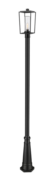 Z-Lite - 594PHMR-519P-BK - One Light Outdoor Post Mounted Fixture - Sheridan - Black