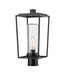 Z-Lite - 594PHMR-BK - One Light Outdoor Post Mount Fixture - Sheridan - Black