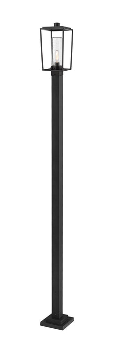 Z-Lite - 594PHMS-536P-BK - One Light Outdoor Post Mounted Fixture - Sheridan - Black