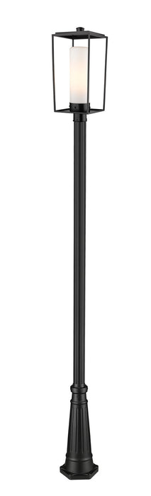 Z-Lite - 595PHBR-519P-BK - One Light Outdoor Post Mounted Fixture - Sheridan - Black