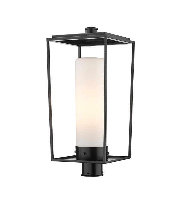 Z-Lite - 595PHBR-BK - One Light Outdoor Post Mount Fixture - Sheridan - Black