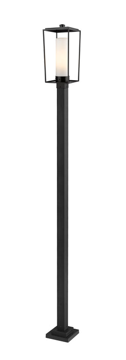 Z-Lite - 595PHBS-536P-BK - One Light Outdoor Post Mounted Fixture - Sheridan - Black