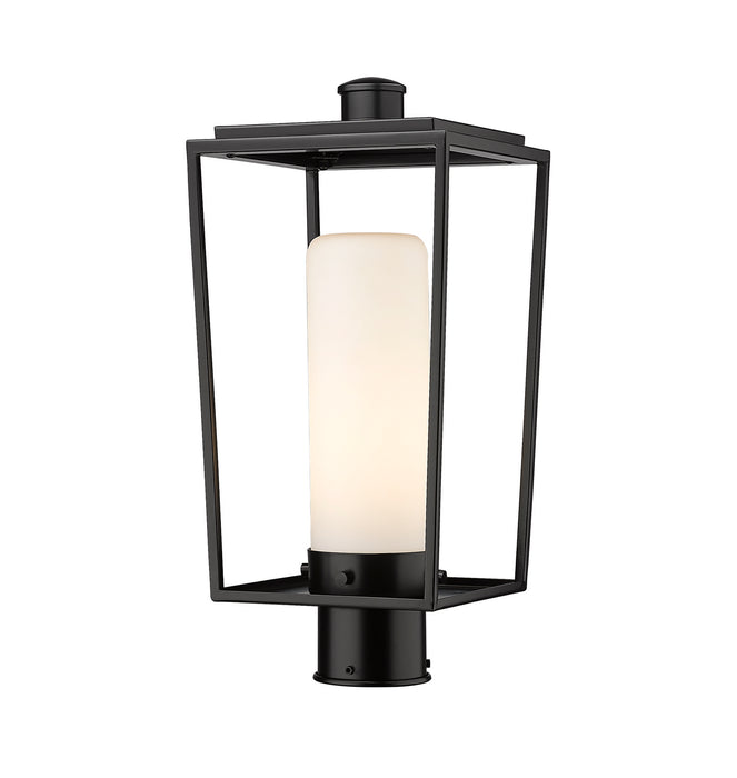 Z-Lite - 595PHMR-BK - One Light Outdoor Post Mount Fixture - Sheridan - Black