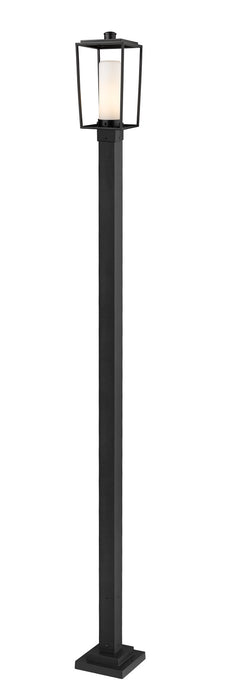 Z-Lite - 595PHMS-536P-BK - One Light Outdoor Post Mounted Fixture - Sheridan - Black