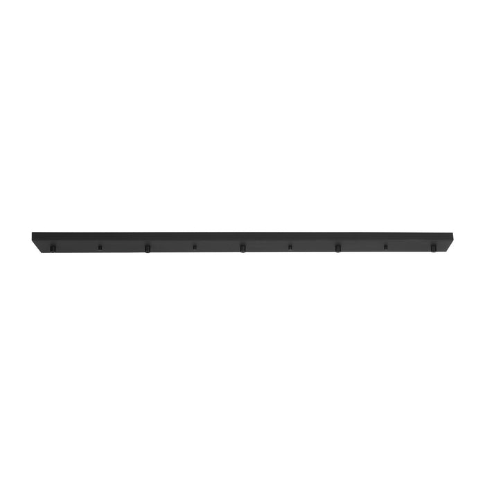 Generation Lighting. - 7449605-112 - Five Light Linear Canopy - Multi-Port Canopy - Midnight Black