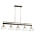 Kichler - 52404PN - Five Light Linear Chandelier - Eastmont - Polished Nickel