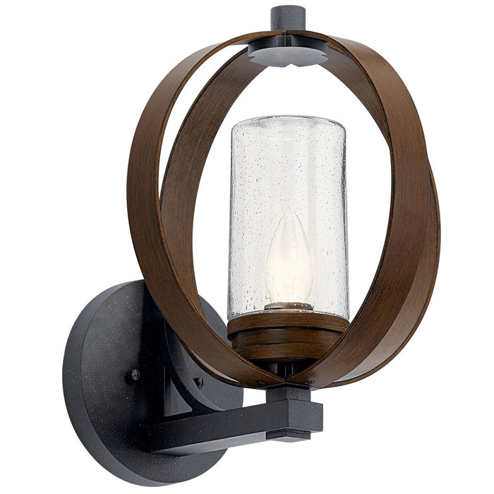 Kichler - 59067AUB - One Light Outdoor Wall Mount - Grand Bank - Auburn Stained Finish