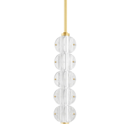 Hudson Valley - 1905-AGB - LED Pendant - Lindley - Aged Brass