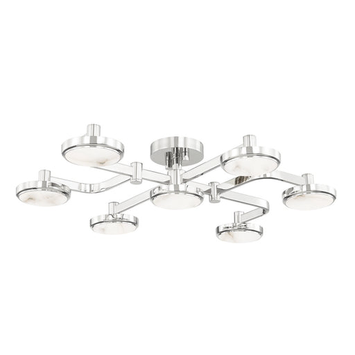 Hudson Valley - 6332-PN - LED Chandelier - Meander - Polished Nickel