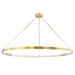 Hudson Valley - 7156-AGB - LED Chandelier - Rosendale - Aged Brass