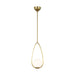 Visual Comfort Studio - AEP1001BBS - One Light Pendant - Galassia - Burnished Brass