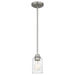 Quoizel - ACA1504BN - One Light Mini Pendant - Acacia - Brushed Nickel