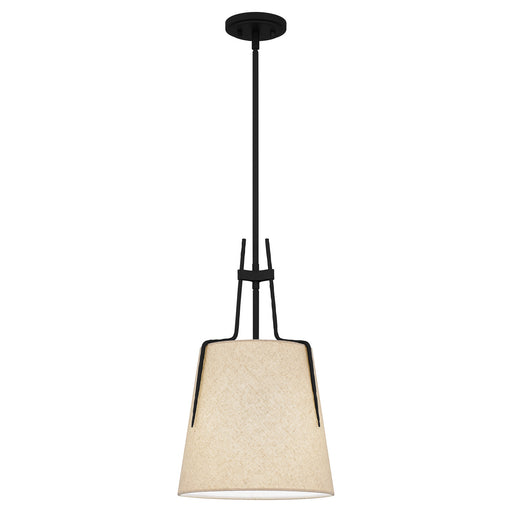 Quoizel - LOA1512MBK - One Light Mini Pendant - Leona - Matte Black