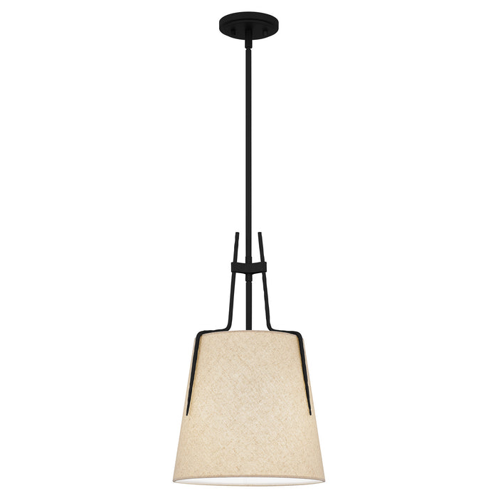 Quoizel - LOA1512MBK - One Light Mini Pendant - Leona - Matte Black