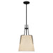 Quoizel - LOA1512MBK - One Light Mini Pendant - Leona - Matte Black