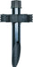 Nuvo Lighting - SF76-643 - 2"Mount Post - Black