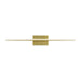 Visual Comfort Modern - 700BCSPANB3BR-LED930 - LED Bath - Span - Plated Brass