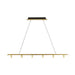 Visual Comfort Modern - 700LSPNT50NB-LED930 - LED Linear Suspension - Ponte - Natural Brass