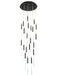 Avenue Lighting - HF2021-FR-BK - 21 Light Pendant - Main St. - Black