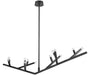 Avenue Lighting - HF8812-BLK - 12 Light Linear Pendant - The Oaks - Black