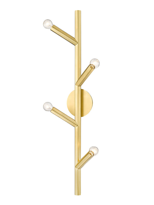 Avenue Lighting - HF8884-BB - Four Light Wall Sconce - The Oaks - Brushed Brass