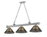 Z-Lite - 2306-3BN-ARS - Three Light Billiard - Cordon - Brushed Nickel