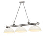 Z-Lite - 2306-3BN-DMO14 - Three Light Billiard - Cordon - Brushed Nickel