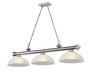 Z-Lite - 2306-3BN-DWL14 - Three Light Billiard - Cordon - Brushed Nickel
