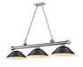 Z-Lite - 2306-3BN-SMB - Three Light Billiard - Cordon - Brushed Nickel