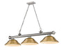 Z-Lite - 2306-3BN-SRB - Three Light Billiard - Cordon - Brushed Nickel