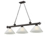 Z-Lite - 2306-3BRZ-AWL14 - Three Light Billiard - Cordon - Bronze