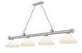 Z-Lite - 2306-4BN-AMO14 - Four Light Billiard - Cordon - Brushed Nickel