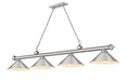 Z-Lite - 2306-4BN-BN15 - Four Light Billiard - Cordon - Brushed Nickel
