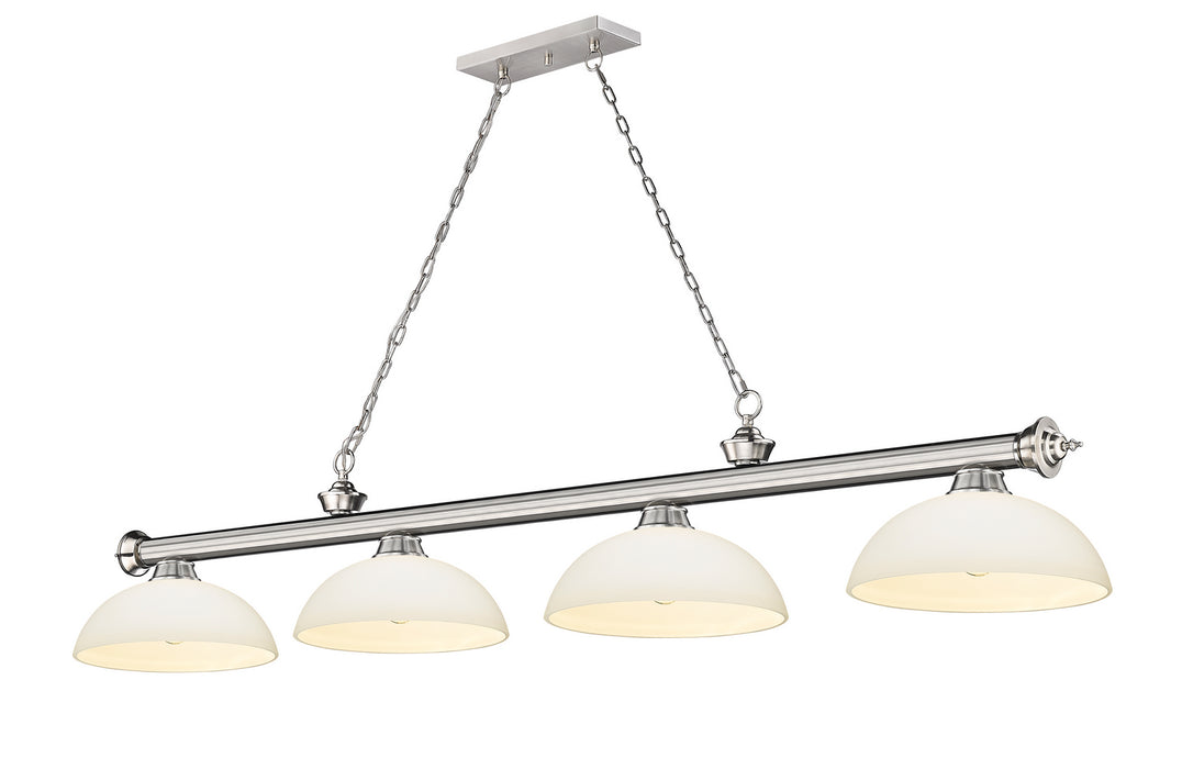 Z-Lite - 2306-4BN-DMO14 - Four Light Billiard - Cordon - Brushed Nickel