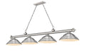 Z-Lite - 2306-4BN-SBN - Four Light Billiard - Cordon - Brushed Nickel