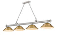 Z-Lite - 2306-4BN-SRB - Four Light Billiard - Cordon - Brushed Nickel