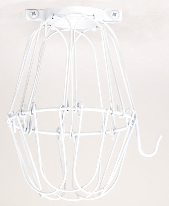 Satco - 90-1917 - Light Bulb Cage - White