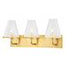 Mitzi - H495303-AGB - Three Light Bath and Vanity - Irene - Aged Brass