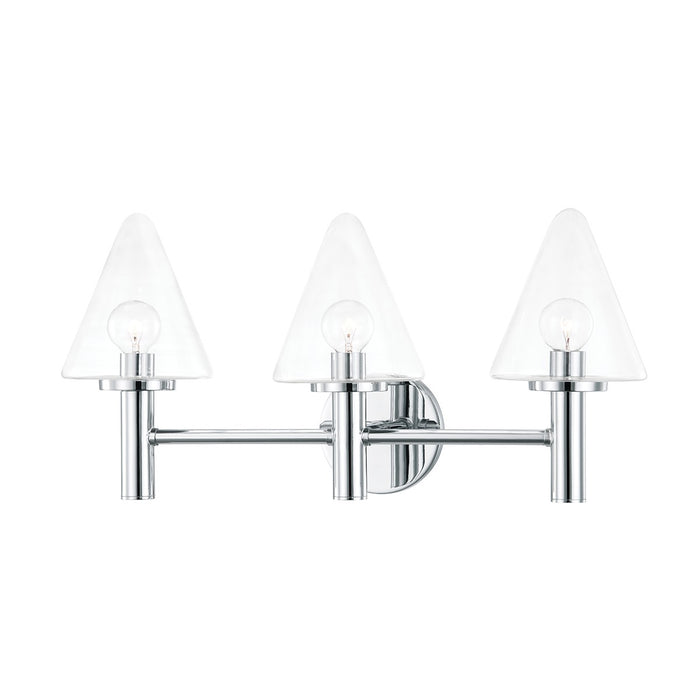 Mitzi - H540303-PC - Three Light Bath and Vanity - Connie - Polished Chrome