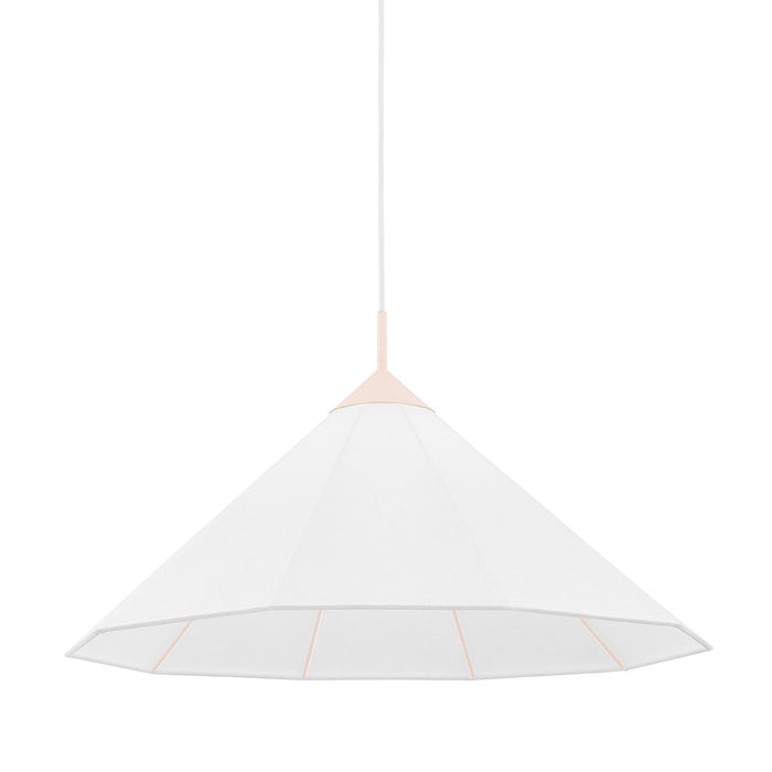 Mitzi - H554701L-BLSH - One Light Pendant - Gloria - Blush
