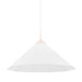 Mitzi - H554701L-BLSH - One Light Pendant - Gloria - Blush