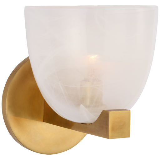 Visual Comfort Signature - ARN 2490HAB-WSG - LED Wall Sconce - Carola - Hand-Rubbed Antique Brass