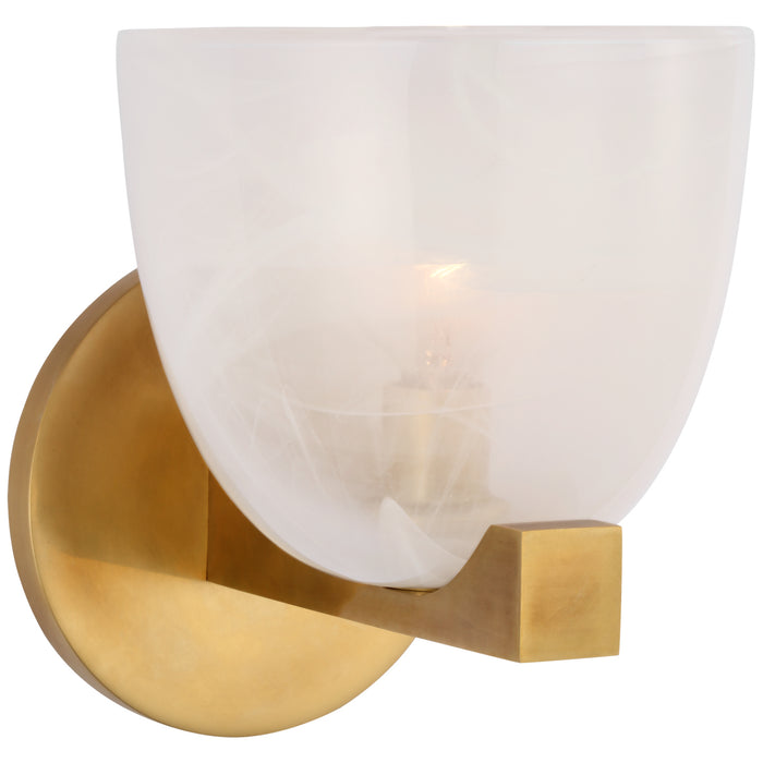 Visual Comfort Signature - ARN 2490HAB-WSG - LED Wall Sconce - Carola - Hand-Rubbed Antique Brass