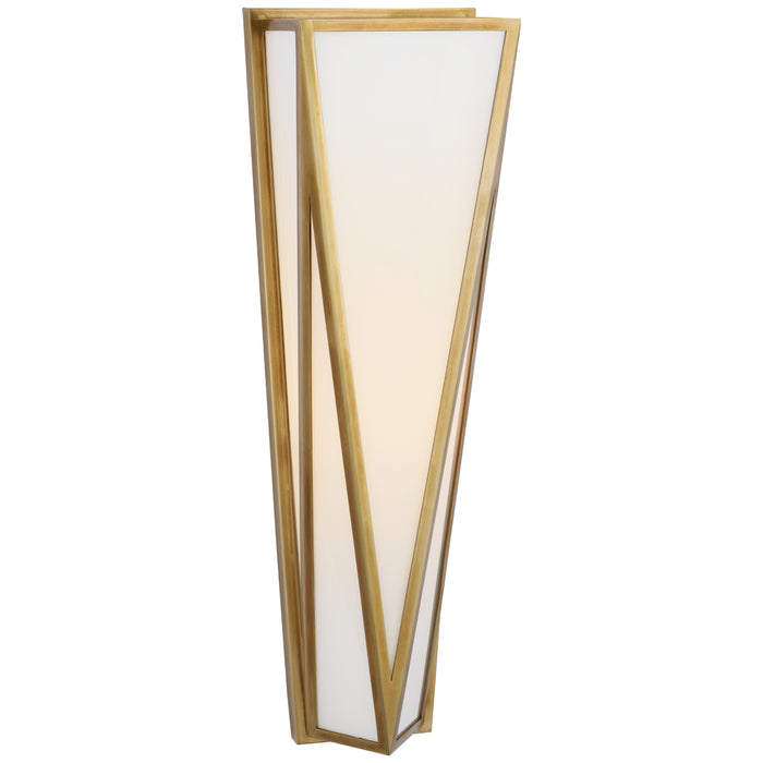 Visual Comfort Signature - JN 2240HAB-WG - LED Wall Sconce - Lorino - Hand-Rubbed Antique Brass