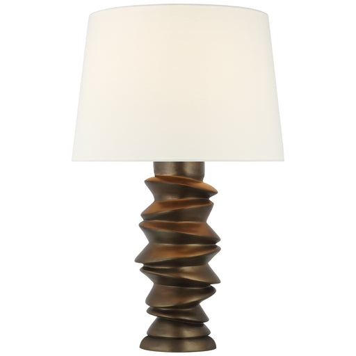 Visual Comfort Signature - JN 3005ABL-L - LED Table Lamp - Karissa - Antique Bronze Leaf