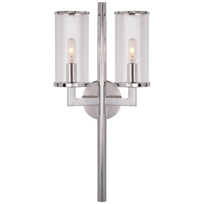 Visual Comfort Signature - KW 2201PN-CG - Two Light Wall Sconce - Liaison - Polished Nickel