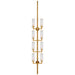 Visual Comfort Signature - KW 2204AB-CG - Eight Light Wall Sconce - Liaison - Antique-Burnished Brass