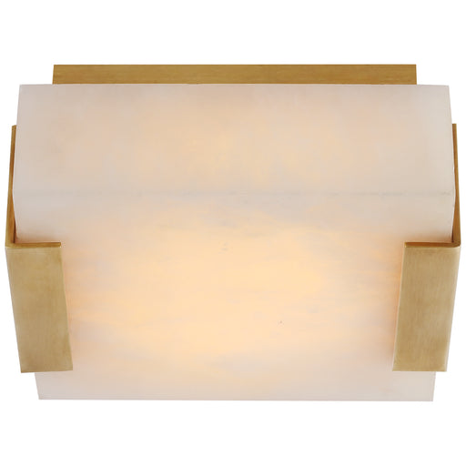 Visual Comfort Signature - KW 4110AB-ALB - LED Flush Mount - Covet - Antique-Burnished Brass