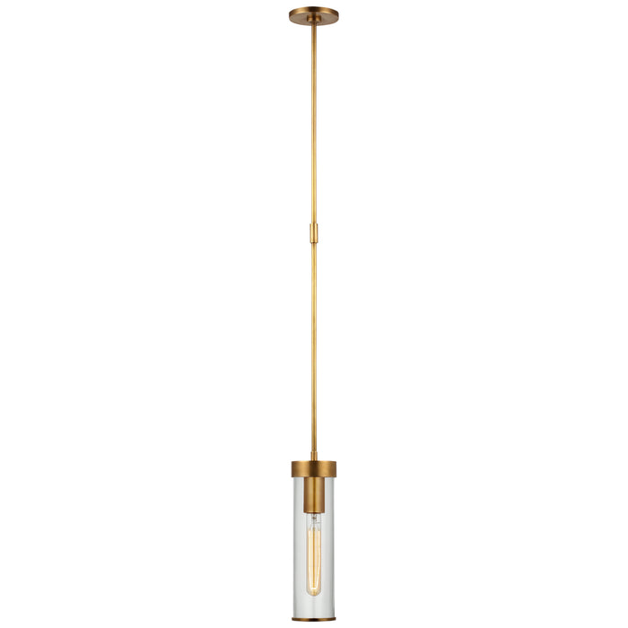 Visual Comfort Signature - KW 5116AB-CG - LED Pendant - Liaison - Antique-Burnished Brass